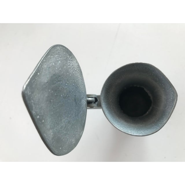 Tin Jug with a Lid Decorated with Acorns, 1890s For Sale - Image 6 of 15