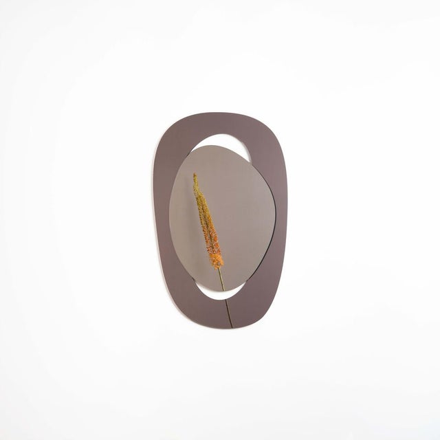 Early 21st Century Large Handcrafted Soul Me Mirror in Bronze and Bronze by Pon Design For Sale - Image 5 of 13