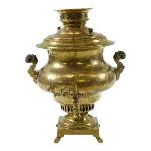Antique Brass Russian Samovar