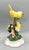 Vintage Italian Ceramic Yellow Bird Figurine With Applied Flowers and Foliage – Traditional, Cottage For Sale - Image 10 of 14