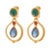 The Anakin earrings from the Lucresia Collection are absolutely stunning! They feature beautiful hand-crafted Czech glass...