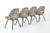 Early 21st Century Set of 4 Eero Saarinen Executive Side Chairs for Knoll Mid Century Modern Black Metal For Sale - Image 5 of 12