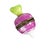 Limoges France Porcelain hinged trinket box sculpted as a realistic radish and hand painted by AG for J.D. The Radish...