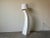 1980's Postmodern Sculptural Curved Plaster Floor Lamp For Sale - Image 4 of 12