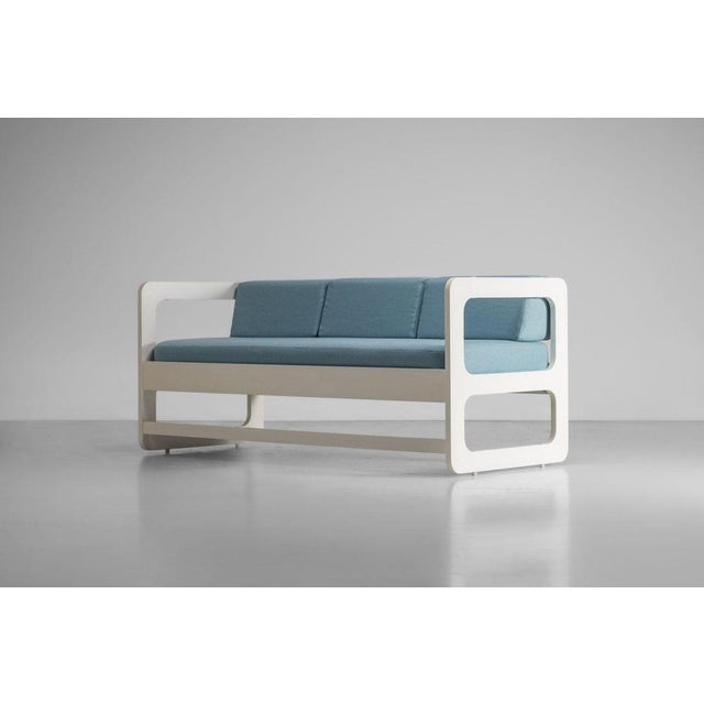 Blue Pistoia Daybed Sofa by Giulio Ponti for Italbed, Italy, 1966 For Sale - Image 8 of 18