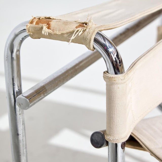 1960s Set of Model B3 Wassily Chairs attributed to Marcel Breuer for Gavina, 1960s For Sale - Image 5 of 16