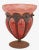Ovington Brother at New York Early 20th Century French Wrought Iron Mounted Art Glass Vase For Sale - Image 4 of 4