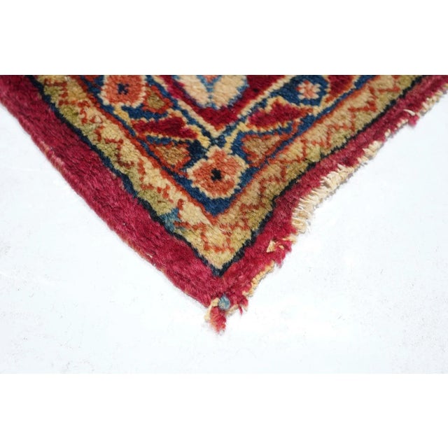 Antique Sarouk Rug 9'1'' x 12'0'' For Sale In New York - Image 6 of 12