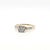 Antique Edwardian 14 Karat Gold & Diamond Engagement Ring For Sale - Image 4 of 10