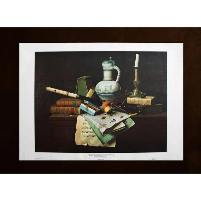 XL After William M. Harnett "Symbols of Peace", Vintage Poster For Sale - Image 10 of 13