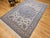 Vintage Exceptionally Fine Persian Nain Area Rug, Hand-Knotted Wool & Silk, Floral Pattern, 7x11, Ivory & Blue For Sale - Image 12 of 18