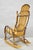 Vintage Adirondack Tree Branch Twig Arts & Crafts Primitive Rocker Rocking Chair For Sale - Image 9 of 11