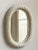 Shabby Chic Vintage Wicker Wall Mirror in Crème For Sale - Image 3 of 13