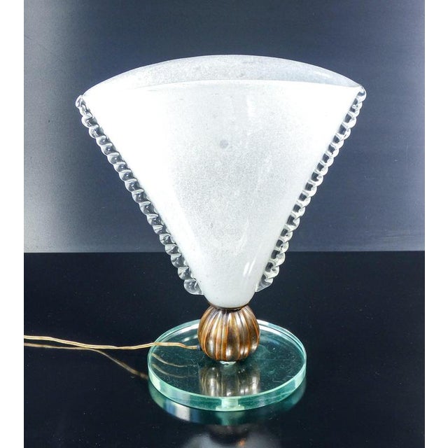 Blown Glass Table Lamp from Barovier, 1930s For Sale - Image 15 of 18