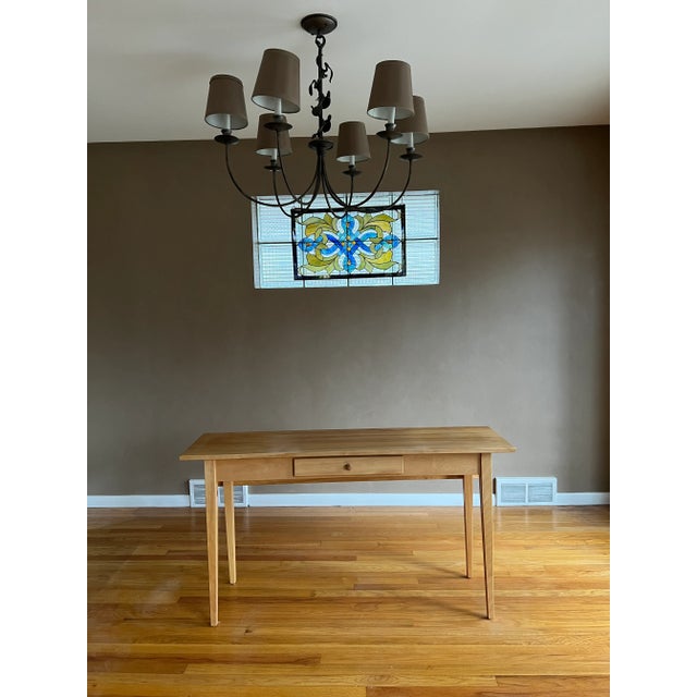 1990s Stickley Furniture Nichols & Stone Maple Drop Leaf Console Table ...