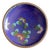 Vintage Chinese Cloisonné Enamel Floral Dish For Sale