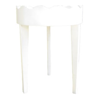 Sculptural Beach / Coastal Wave Accent Table For Sale