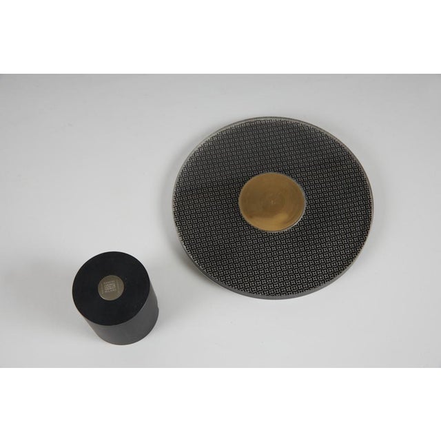 Metal Moirè Photo Frame by Bruno Munari for Danese Milano For Sale - Image 7 of 9