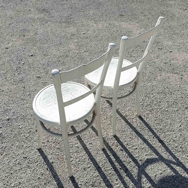 1930s White Chairs, 1930s, Set of 2 For Sale - Image 5 of 18