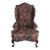 1990s Vintage Vanguard Furniture Serpentine Wingback Chair For Sale