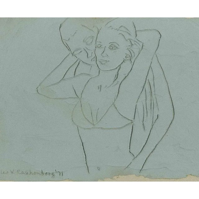 Leon V. Rosenberg, The Lovers, Concrete, 1971 For Sale - Image 4 of 4