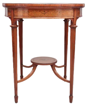19th-Century Satinwood Occasional Table