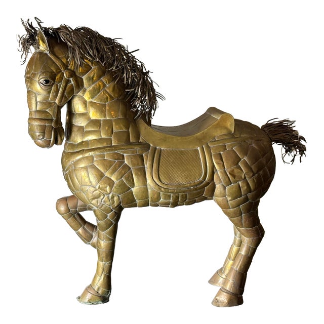 1970s Monumental Sergio Bustamonte Horse For Sale