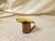 Serge Nekrassoff Enamel Copper Ashtray Smoking Collection Arts and Crafts Mid Century Canary Yellow Nested Ladle Set William Morris Style Decor For Sale - Image 10 of 15