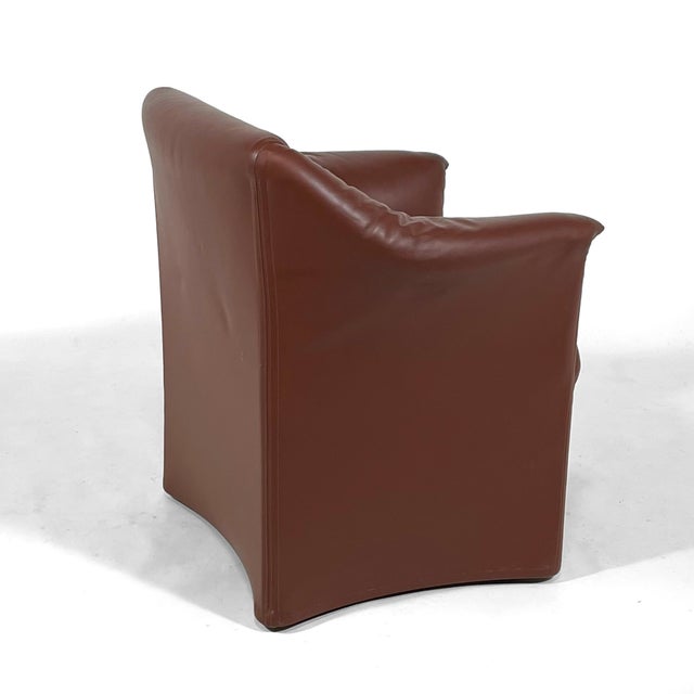 Animal Skin Mario Bellini Model 684 "Piccola Tentazione" Armchair by Cassina For Sale - Image 7 of 9