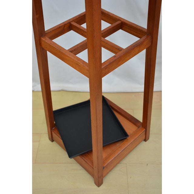 Mid-Century Modern Mahogany Coat Stand from G. W. Evans, England, 1962 For Sale - Image 17 of 18