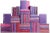 Decorative Books - Berry Book Wall - Set of 75 Purple Books For Sale