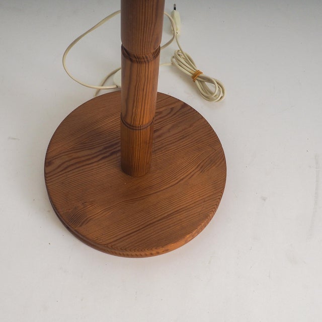 Mid-Century Wooden Floor Lamp from Aneta Växjö, 1960s For Sale - Image 16 of 18