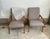 Pair of MCM French Upholstered Wooden Armchairs For Sale - Image 9 of 11