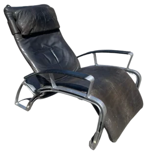 Vintage Lounge Chair attributed to Ferdinand A. Porsche for Interprofil, 1984