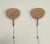 Large Organic Uchiwa Wall Sconces by Ingo Maurer for M Design, Germany, 1973, Set of 2 For Sale - Image 6 of 18