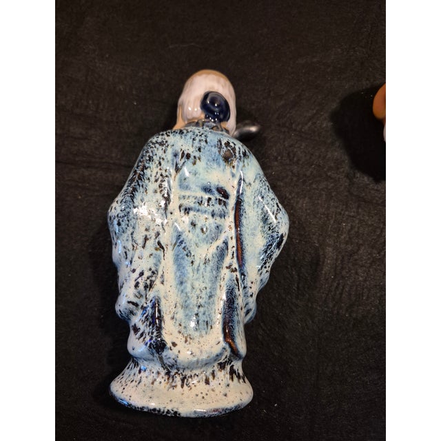 Set of Four Wanjiang Chinese Mudman Clay Figurines For Sale In Palm Springs - Image 6 of 18