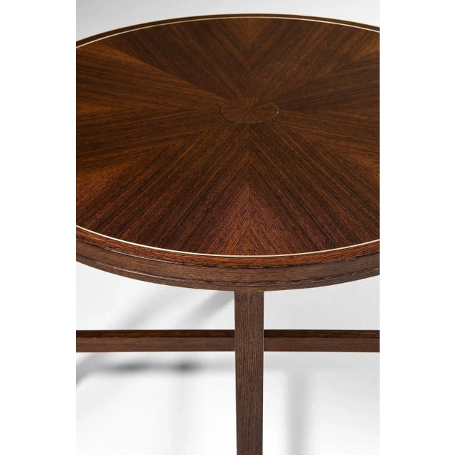 Console Table in Wengé and Aluminum by Torsten Thorup & Claus Bonderup, 1950s For Sale - Image 6 of 12