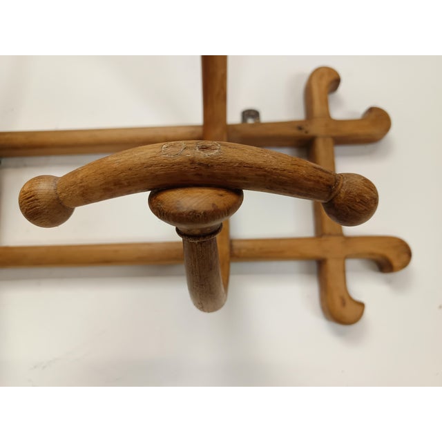 Wall-Mounted Coat Rack from Thonet, 1890s For Sale - Image 8 of 15