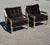 Mid-Century Modern Worlds Away Cameron G Flat Bar Lounge Chair Pair For Sale - Image 3 of 10