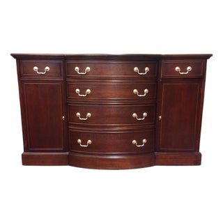 Vintage Mahogany Buffet, Federal Revival Server For Sale