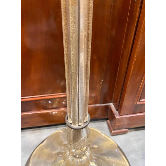 Floor Lamp in Gold and Murano Glass, 1960 For Sale - Image 11 of 16
