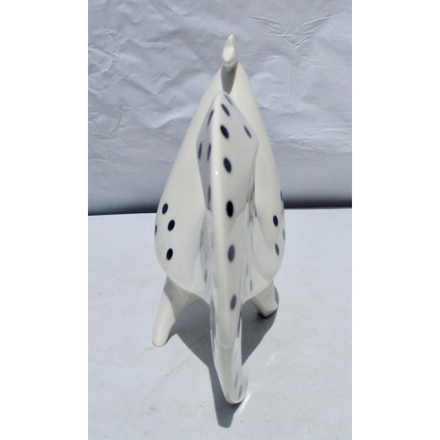 Rustic 1970s Vintage Sgrafo Modern Rooster Figurine For Sale - Image 3 of 8