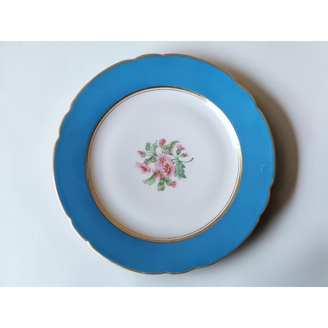 Paris Porcelain Dessert Plates, 19th Century, Set of 6 For Sale - Image 16 of 18