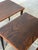 Rosewood Nesting Tables Set of 3 With Slim Tapered Legs Vintage Mid-Century Modern 1960s For Sale - Image 9 of 11