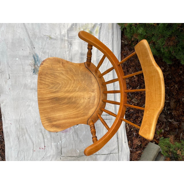 1960s Mid-Century Modern Nesto Style "Made in Sweden" Spindle Back Armchair For Sale In Seattle - Image 6 of 9