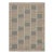 Rug & Kilim’s Scandinavian Style Rug With Beige-brown and Blue Patterns 5x7 For Sale