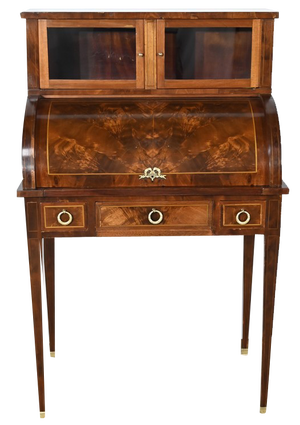 Small Louis XVI Bonheur du Jour Secretary in Mahogany, 1890s