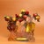 Traditional Vintage Style Liuli Glass Peach Tree Sculpture With Inscription For Sale - Image 3 of 9