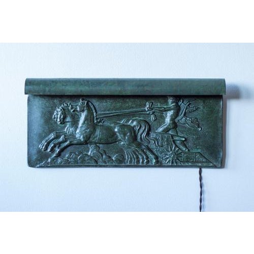 Swedish Grace Wall Sculpture with Apollo For Sale - Image 13 of 13