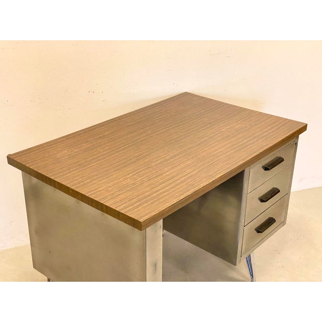 Vintage Iron Desk, 1970s For Sale - Image 4 of 14